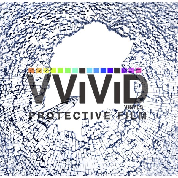 VViViD Clear Protective 4Mil Vinyl Window Glass Wrap Shatterproof Security Film 17.75 Inches x 60 Inches Roll