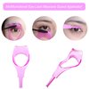 YASNAI Lashes Buddy False Eyelashes Applicator Tool for Wear Eyelashes, Eyelash Brush Tool 3 in 1 Makeup Tool Upper Lower Eye Lash Mascara Guard Applicator