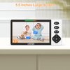 VTimes Baby Monitor with Camera and Audio, 5.5" 720P HD Screen Video Baby Monitor No WiFi VOX Mode Pan-Tilt-Zoom Alarm and 1000ft Range, Night Vision Night Light Lullaby, Ideal for Baby/Elderly/Pet