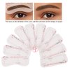 10Pcs/Set Eyebrow Stamp Stencil Kit Eyebrow Stencils Eyebrow Template Eyebrow Shaper Kit Makeup Tool for Permanent Makeup TgoBeauty (10pcs/set)