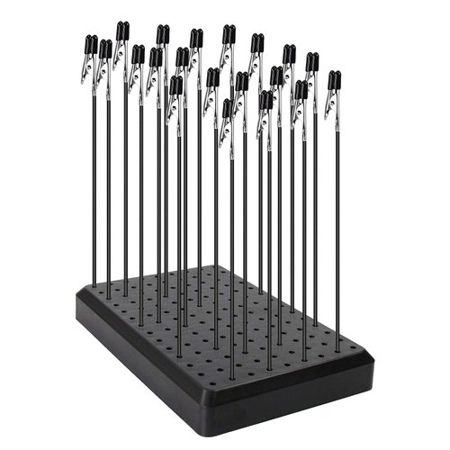 GJJC09B 1PC Painting Stand Base and 20PCS Alligator Clip Stick Set Modeling Tools for Airbrush Ho...