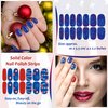 XEAOHESY 336 Pieces 24 Sheets 4th of July Nail Wraps Independence Day Nail Polish Strips American Flag Patriotic Nail Strips Self-Adhesive Nail Polish Stickers for Memorial Day