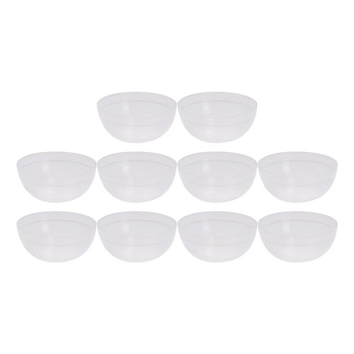 FOMIYES 30pcs Face Mixing Bowl Homemade Facial Bowl DIY Face Applicator Cosmetics Supplies Spa Beauty Tool for DIY Massage Body Transparent S