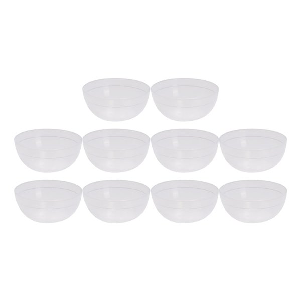 FOMIYES 30pcs Face Mixing Bowl Homemade Facial Bowl DIY Face Applicator Cosmetics Supplies Spa Beauty Tool for DIY Massage Body Transparent S