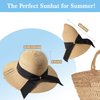 Beach Hats for Women, Straw Hat for Women UPF 50+ UV Sun Protection Sun Hat Foldable Roll up Cap Khaki