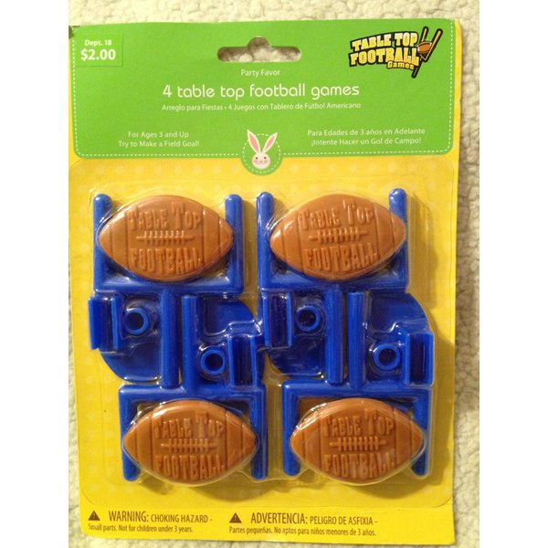 Table Top Football Games (4 Pack)