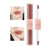 KWOLYKIM 2 In 1 Double Mirror And Matte Lip Gloss, Hydrating Lip Gloss with Essential oil, Liquid Shine Glossy Lip Tint, Hydrated & Fuller-looking Lips, Long-Lasting Sweet Lip Glaze