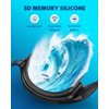 Aegend Swim Goggles, 2 Pack Swimming Goggles No Leaking Adult Men Women Youth, Aqua & Clear Black, UV Protection|Adjustable|Anti Fog