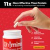 Oh!mino Amino Acids Supplement, Ultimate Muscle Synthesis Activator, Pre and Post Workout Vitamins for Body Conditioning and Muscle Recovery, 180 Vegan Muscle Builder Capsules - Oh!Nutrition