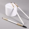 ENZO KEN Flat Angled Eyebrow Brush & Fine Angled Eyeliner Brush & Eyelash Brush Set, Fine Angled Brow Brush, Flat Eyebrow Brush, Eyeliner Brush, Winged Eyeliner Brush Angled. (163-3P)