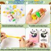 OOINQQ Valentines Day Cards with Squishy Gift for Kids School Classroom 36Pcs Animals Mochi Squishy Toys with Cards for Kids Valentines Party Favors Classroom Exchange Gifts