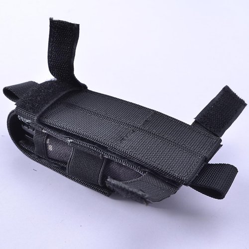 YAKEDA Multitool Pouch Sheath Folding Knife Sheath Pouch for Belt Molle Flashlight Mag Pouch (Black)