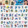 100Sheets Stitch Temporary Tattoos Birthday Themed Party Supplies Decoration Favors Cartoon Cute Sticker for Kids Boys Home Activity Class Prizes Carnival Christmas Rewards