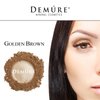 Demure Mineral Make Up (Golden Brown) Eye Shadow, Shimmer Eyeshadow, Loose Powder, Glitter Eyeshadow, Eye Makeup, Professional Makeup