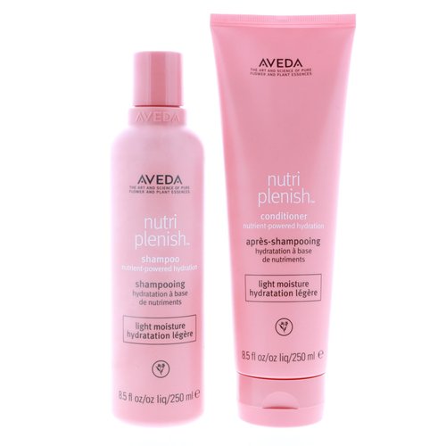 Aveda Nutriplenish Light Moisture Shampoo and Conditioner 8.5 oz Duo Set