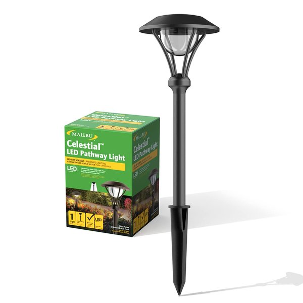 Malibu Celestail LED Pathway Light LED Low Voltage Landscape Lighting Garden Light for Driveway, Yard, Lawn, Pathway, Garden 8406-2104-01