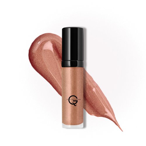 GQ By Gloria Quintana Lip Gloss | Pure Shine, Sheer Color & Deep Hydration | Enriched with Vitamin C, E & Aloe | Non Sticky, Vegan, Cruelty Free | Brillo para Labios, Sugar Berry