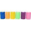 Juvale 12 Rolls Self Adhesive Stretch Bandage Wrap 2 Inch x 6 Yards, Adherent Cohesive Vet Tape for First Aid, Wrist and Ankle Swelling, Animals, Pets, Sports (6 Colors)