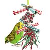 1040X Christmas Xmas Foraging Star Shred Bird Toy Parrot cage Toys Cockatiel