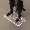 FIGURESLAB 100Packs Star Was Black Series 6 inch Action Figure Stand with Peg, 1/12 Clear Toy Figuras Display Support Stands, Figures Organizer Bases Holder Accessories - Multi-Pegs - Square