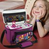Bag for Toniebox, Purple Carrying Case with Transparent Bag for Creative Tonies Figures Storage Transport, Shoulder Bag with Removable Compartments for Toniebox Starter Set