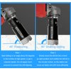 Dry Diamond Core Drill Bits 1-1/4 Inch (32mm) Tile Hole Saws for Porcelain Ceramic Tile Granite Marble Stone Brick Diamond Hole Saw with 5/8-11 Thread and 3/8inch Hex Shank Adapter