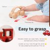 Wooden Rattle Toy Baby Wooden Car Baby Toddler Toy Preschool Education Car Toy 3PCS Newborn Gift