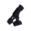 METER STAR Baitcaster/Fishing Rod Holder Spinning Rod Holder Black with 360-degree Adjustment Kayak Fishing Boat Power Lock Rod Holder and M6 304 Screws and Install Tools