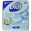 Dial Skin Care Bar Soap, Coconut Water, 4 Ounce (Pack of 3)
