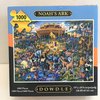 Dowdle Folk Art 1000 Piece Puzzle Noah's Ark 19-1/4"x26-5/8" Finished Sz Animals