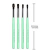 Beaute Galleria 4 Pieces Gel Nail Brush Set (Size 6, 8, 10, 14) for Gel Nail Extensions, UV Builder, Nail Tips Builder, Polygel Nails, Gel Sculpting, Nylon Hair Nail Art Painting Pen
