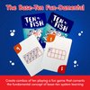 Ten Fish Math Card Game - Family Friendly Educational Cool Math Games for Kids - Elementary and Kindergarten Learning Activities Help Boys and Girls to Learn Mathematics in a Fun, Interactive Way