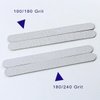 Nail File 20 PCS Professional Double Sided 180/240 Grit Durable Nail Files Manicure Tool and Nail Buffering Files