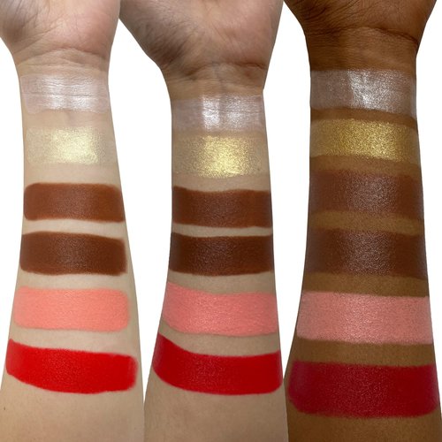 Wismee Contour Stick Highlighter Stick Makeup for Face Bronzer Stick Pen Shimmer Makeup Cream Contour Makeup Kit Light Face Cosmetics Stick Creamy Self Sharpening Crayon (2 Pack)