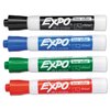 EXPO Low Odor Dry Erase Markers, Chisel Tip, Basic Assorted, 4 pk