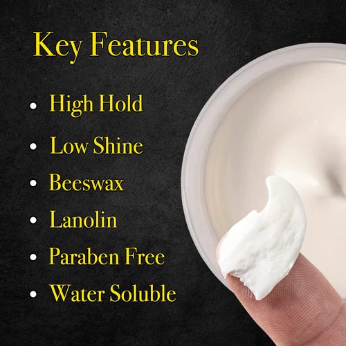 Pete &amp; Pedro HAIR PUTTY for Men, Strong Hold, Matte Finish, Low Shine Hair Clay for Men, Ideal fo...