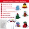 MOVEBO DIY Craft Sewing Kits for Christmas,Christmas Ornaments DIY Craft Kits for Kids (Christmas Ornaments DIY 2)