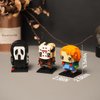 Christmas Action Figure Building Set Compatible with Lego for Adults,Chucky,Jason Horror Present for Fan,Home Decor,for Kids Toys 470 pcs