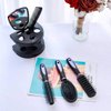 Zoestar 5Pcs Hair Brush and Comb Set for Women and Men (A-Purple)