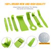 GOOACC 8PCS Auto Trim Removal Tool Kit No-Scratch Removal Tool Kit for Car Audio Dash Panel Window Molding Fastener Remover Tool Kit-Green