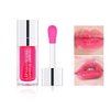 Melemando Hydrating Lip Glow Oil 7 Colors Moisturizing Lip Oil Gloss Not Greasy Transparent Plumping Lip Gloss Nourishing Repairing Lip Oil Tinted for Lip Care and Dry Lips (Colors 15)