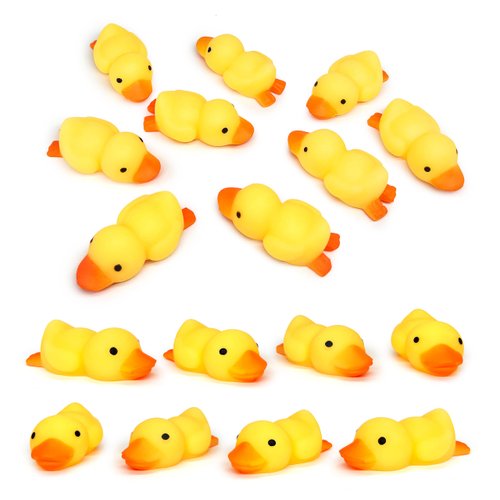 9 Pcs Duck Mochi Squishy Toys for Kids Party Favors, Mini Kawaii Mochi Squishies, Duck Squishy Stress Ball Fidget Toys Bulk for Kids Prizes, Easter Basket Stuffers - Small Mochi Squishy Animals Toys