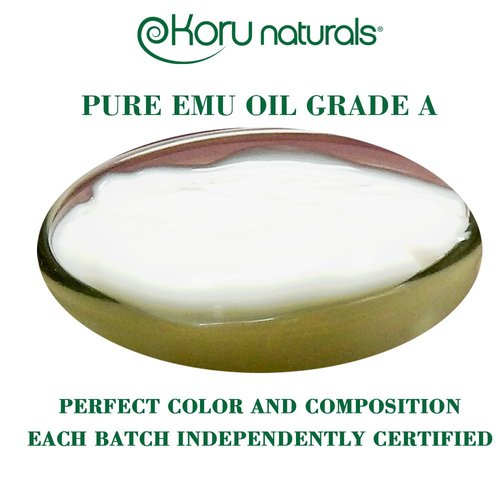 Emu Oil Premium Golden Grade A Set of 2 Bottles and Emu Oil Lip Balm (Pack of 3 Products)