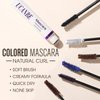UCANBE Purple Mascara and Liquid Eyeliner Set, Waterproof Colored Eye Makeup Duo - Enhance Your Gaze with Natural Lasting Lift & Curl for Lashes and Pigmented Smudge-Proof Eye Liner
