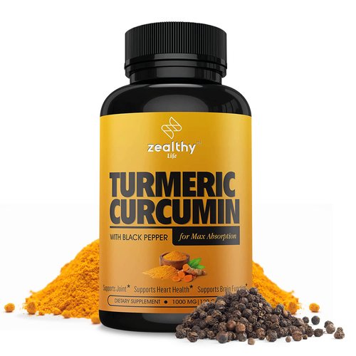 Turmeric Supplement, Mood, Mobility and Joint Support Supplement, Turmeric Curcumin with Black Pepper for Maximum Absorption