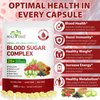 Pegciz Blood Sugar Complex Support – 20+ Herbal Ingredients with Cinnamon, Berberine, Bitter Melon & Mulberry Leaf – Metabolism & Energy Wellness Formula – 300 Capsules (100-Day Supply)