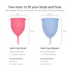 Saalt Menstrual Cup - Premium Design - Most Comfortable Period Cup - #1 Active Cup - Wear for 12 Hours - Soft, Flexible, Reusable Medical-Grade Silicone - Made in USA