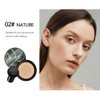 Mushroom Head Air Cushion CC Cream Foundation, Moisturizing Concealer BB Cream Nude Long Lasting Matte CC Cream Makeup Liquid Foundation (2pcs Natural)