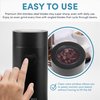 Aroma Housewares Mini Coffee Grinder and Electric Herb Grinder with 304 Stainless Steel Grinding Blades and a Premium Clear Lid (40 g.) (ACG-107B), Black