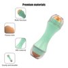 Shaoduoli Oil Absorbing Volcanic Roller,Facial Oil Resistant Rolling Stone Ball,Face Oily Skin Control Tool,Instant Results,Remove Excess Shiny,Double-end/Reusable/Washable/Replaceable